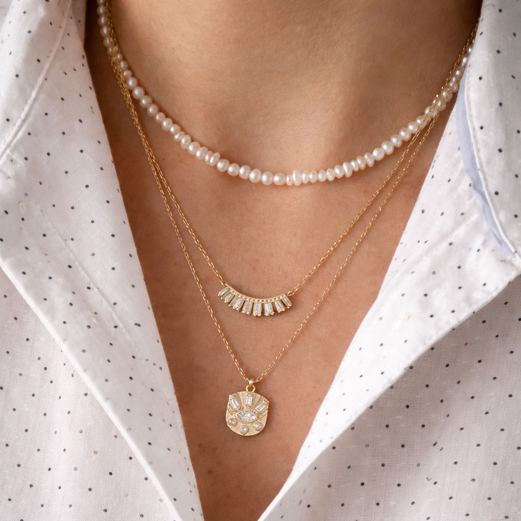 Rice Pearl Necklace